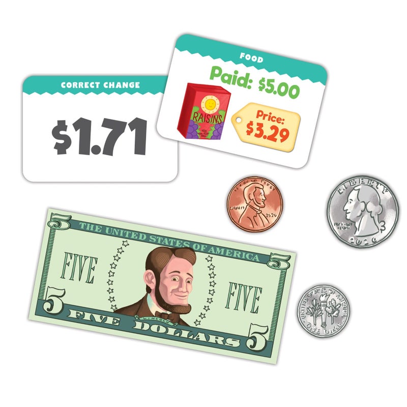 eeBoo: Making Change Game, Develops Math and Practical Money Skills, Educational Game That Allows for Skills to Form, Perfect for Ages 5 and up - Image 3